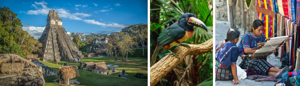 Guatemala & Belize 14 day itinerary of history, Mayan culture, Volcanoes, Lakes, Rainforest and Coral Reefs