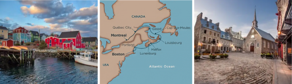 Canadian Maritimes & New England itinerary